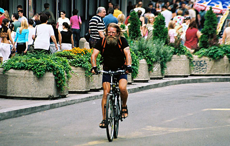 Вожња бицикла у Београду